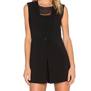 BCBGMaxAzria Black Lace Detail Dress